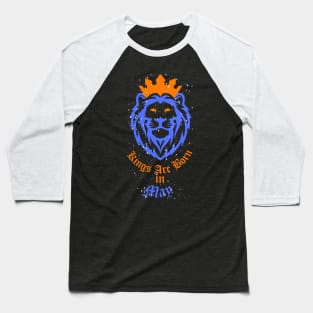 Vintage Kings Birthday in May Essential Gift T-Shirt Baseball T-Shirt